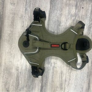 KONG Olive Dog Harness with Reflective Straps
